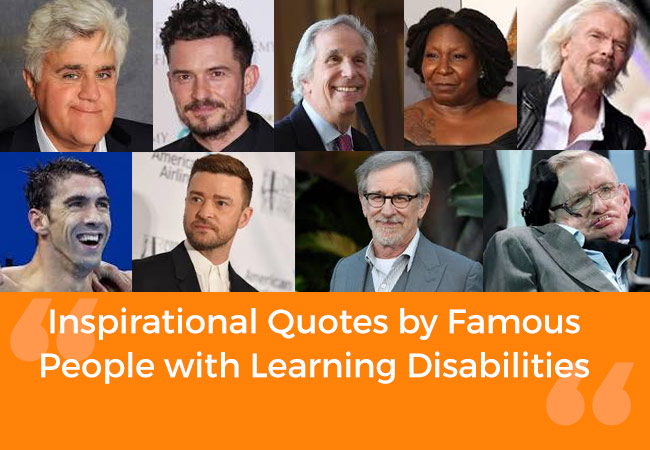 Inspirational Quotes by Famous People with Learning Disabilities - LDRFA